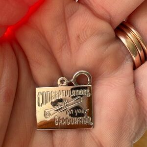 Vintage Silver Graduation Necklace